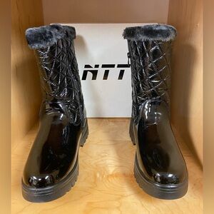 NEW NTT WOMEN FASHIONABLE WARM FUR LINING BOOTS SIZE 8.5 - 9